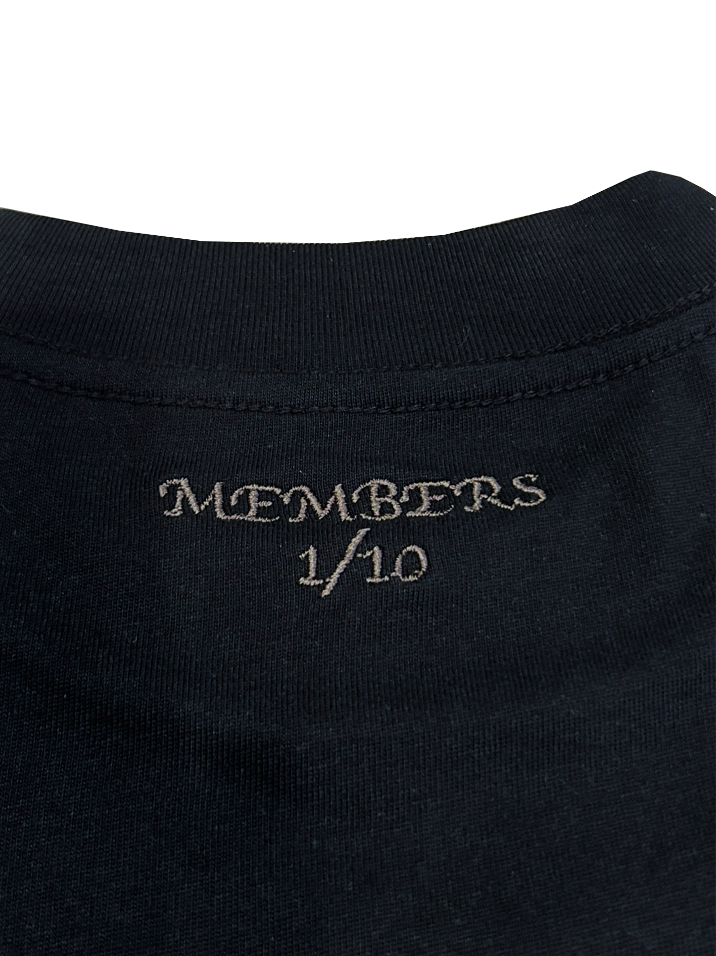OLD LOGO TEE BLACK (EXCLUSIVE MEMBERS EDITION)